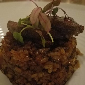 ADEGA Restaurant - 4th course: duck on duck rice - Portuguese Near Me - San Jose, California ADEGA Restaurant - 4th course: duck on duck rice - Portuguese Near Me - San Jose, California