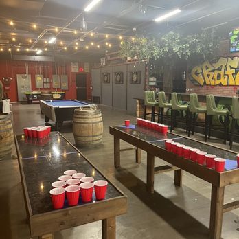 Bay Boys Brewing - Inside- beer pong, pool, darts and air hockey - Breweries Near Me - Tracy, California