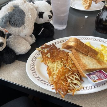 Waffle House - 2 egg platter with hash browns - American Near Me - Lonoke, Arkansas Waffle House - 2 egg platter with hash browns - American Near Me - Lonoke, Arkansas