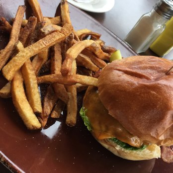 JC's Grill House - Burger (with bacon and chesse) and side fries - YUM! - American Near Me - Mississauga, Ontario JC's Grill House - Burger (with bacon and chesse) and side fries - YUM! - American Near Me - Mississauga, Ontario