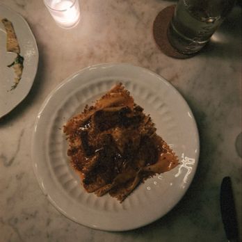 I Cavallini - farfallone with calabrian chili butter and smoked pancetta - Italian Near Me - Brooklyn, New York I Cavallini - farfallone with calabrian chili butter and smoked pancetta - Italian Near Me - Brooklyn, New York