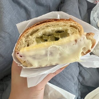Jax Donut House - jalapeño, ham, egg, and cheese croissant! - Donuts Near Me - Brea, California