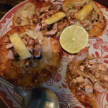 Blue Goose Cantina - Alpastor tacos was ok. - Mexican Near Me - Frisco, Texas Blue Goose Cantina - Alpastor tacos was ok. - Mexican Near Me - Frisco, Texas