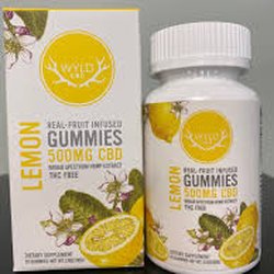 CBD Plus USA - The lemon-flavored CBD gummies we bought today (20 gummies for $35.00 plus sales tax)