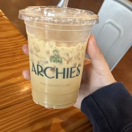 Honey lavender iced coffee