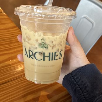 Archies Coffee Lounge - Honey lavender iced coffee - Coffee & Tea Near Me - San Antonio, Texas