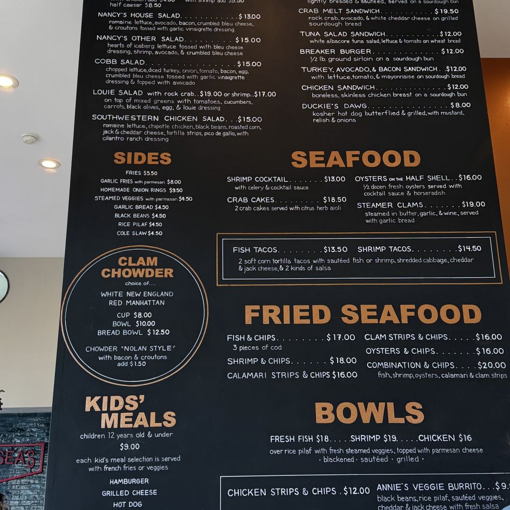 Mersea's - da menu - Bars Near Me - Avila Beach, California