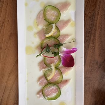 Kata Robata - Hamachi and Jalapeño sashimi - Sushi Bars Near Me - Houston, Texas
