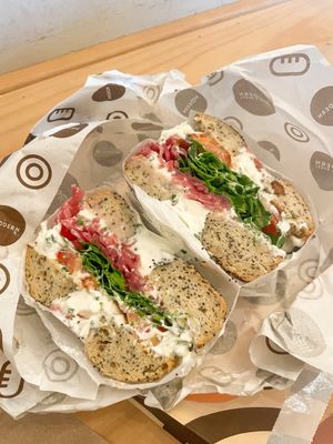 Modern Bread and Bagel by null