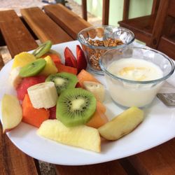 Las Palmas Maya - Breakfast fruit plate