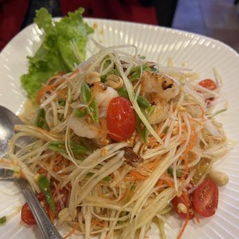 Narwhal Thai Table - Papaya salad - actually spicy - Thai Near Me - Huntington Beach, California