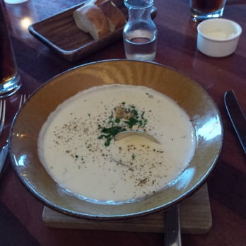 Schooners Monterey - Homemade, locally sourced, calm chowder. - Seafood Near Me - Monterey, California Schooners Monterey - Homemade, locally sourced, calm chowder. - Seafood Near Me - Monterey, California
