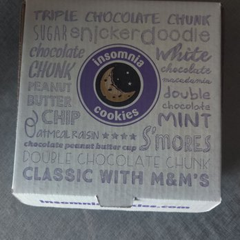 Insomnia Cookies - a box of cookies - Food Delivery Services Near Me - Kansas City, Missouri Insomnia Cookies - a box of cookies - Food Delivery Services Near Me - Kansas City, Missouri
