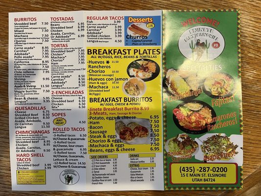 Menu photo 4 El Jinete Mexican Grill Elsinore, UT Menu photo 4 El Jinete Mexican Grill Elsinore, UT