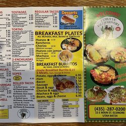 El Jinete Mexican Grill - Menu