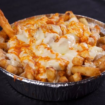 Thunderbird II Pizza - T-Bird Fries- hot sauce on french fries with grilled chicken chunks, ranch dressing, with mozzarella cheese baked on top - Pizza Near Me - Springfield, Pennsylvania Thunderbird II Pizza - T-Bird Fries- hot sauce on french fries with grilled chicken chunks, ranch dressing, with mozzarella cheese baked on top - Pizza Near Me - Springfield, Pennsylvania