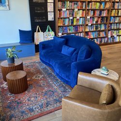 Blue couch