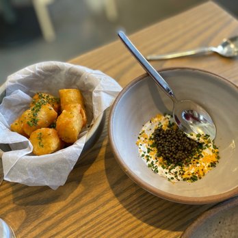 Ernest - Kaluga caviar with tater tots - New American Near Me - San Francisco, California Ernest - Kaluga caviar with tater tots - New American Near Me - San Francisco, California