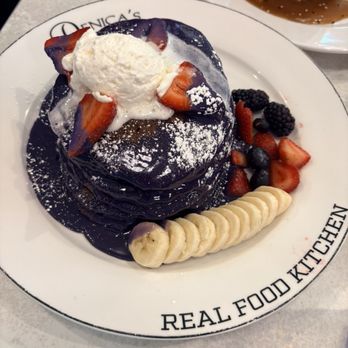 Denica’s Real Food Kitchen - Ube pancakes - Breakfast & Brunch Near Me - Pleasanton, California Denica’s Real Food Kitchen - Ube pancakes - Breakfast & Brunch Near Me - Pleasanton, California