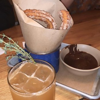 Bartaco - Old thymer - bourbon cocktail and churros. This drink was delicious - Tapas/Small Plates Near Me - Port Chester, New York