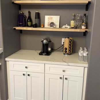 B&G Construction - Coffee bar and nook which was done by Bryan at B&G. - Carpenters Near Me