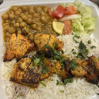 Kabob Zone - Chicken kebab platter. - Pakistani Near Me - Woodbridge, Virginia