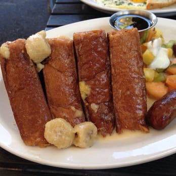 Blue Collar - Brioche French Toast... Sloppy presentation but tasty! - Comfort Food Near Me - Miami, Florida