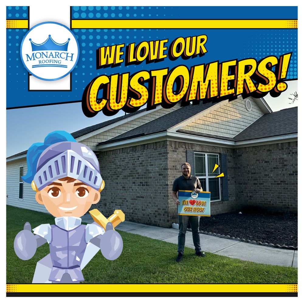 Slide of Monarch Roofing