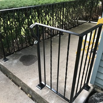 Railings & Things - Our front porch with the new railing. - Decks & Railing Near Me - Elmhurst, Illinois Railings & Things - Our front porch with the new railing. - Decks & Railing Near Me - Elmhurst, Illinois