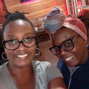 Trend Urban Cafe - Selfies inside this cool restaurant in Stone Mountain/Snellville with my friend, Shay! - Tacos Near Me - Stone Mountain, Georgia