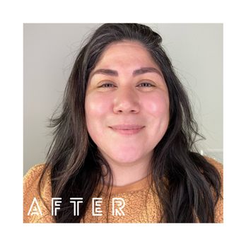 Gemini and Moonstone - After Microblading. Client wanted sparse brows filled in and slightly rounded in the front. - Eyebrow Services Near Me - Seattle, Washington Gemini and Moonstone - After Microblading. Client wanted sparse brows filled in and slightly rounded in the front. - Eyebrow Services Near Me - Seattle, Washington