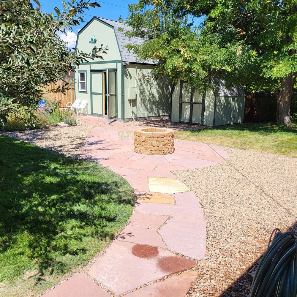 Masonry D Services - Fire pit, flagstone and rocks - Masonry/Concrete Near Me