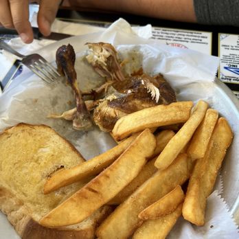 Dales BBQ - Small BBQ Chicken and Rib Combo Platter comes with 3 sides. - Barbeque Near Me - Fort Pierce, Florida Dales BBQ - Small BBQ Chicken and Rib Combo Platter comes with 3 sides. - Barbeque Near Me - Fort Pierce, Florida