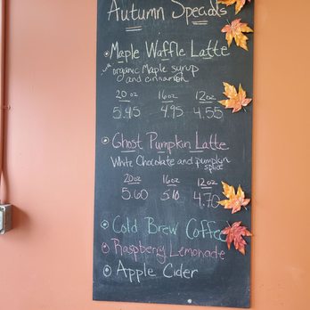 Firefly Coffeehouse - Autumn specialties - Coffee & Tea Near Me - Oregon, Wisconsin