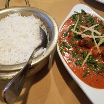 Everest Cuisine - Lamb Makhani (with a side of plain white rice). This was awesome, I'd totally get it again! - Indian Near Me - Placentia, California