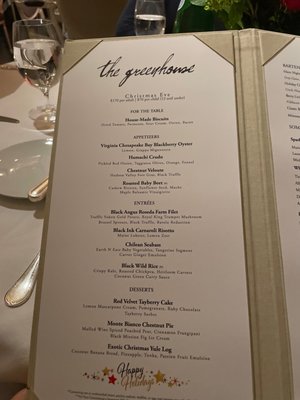 Menu photo 2 The Greenhouse Washington, DC, DC Menu photo 2 The Greenhouse Washington, DC, DC