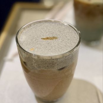 Seoul Sweets - Black Sesame Einspanner - Desserts Near Me - New York, New York Seoul Sweets - Black Sesame Einspanner - Desserts Near Me - New York, New York