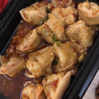 Koong's - Wontons in chili oil - this was alright. - Chinese Near Me - Milpitas, California