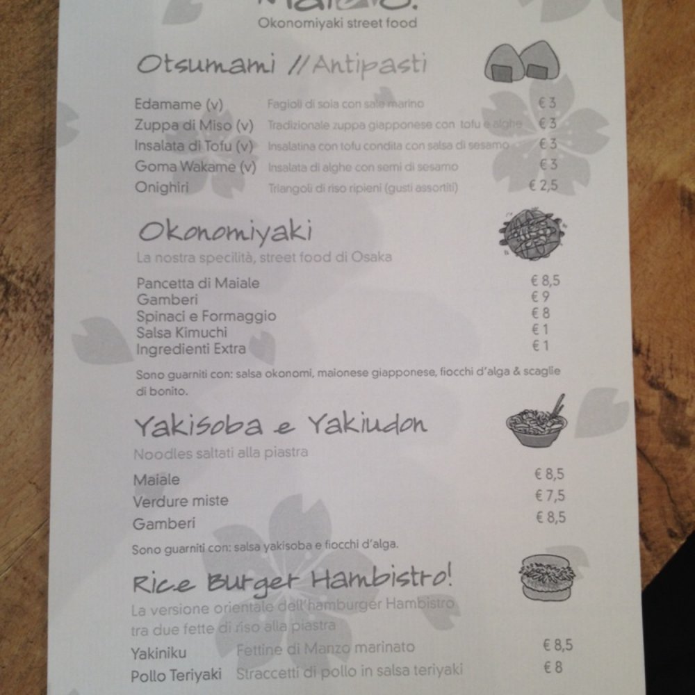 Maido! - Menu side 1 - Japanese Near Me - Milan, Michigan Maido! - Menu side 1 - Japanese Near Me - Milan, Michigan