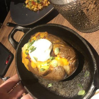 Baldamar - Loaded twice baked potato. - New American Near Me - Roseville, Minnesota