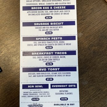 Parlor Doughnuts - Menu - Coffee & Tea Near Me - Panama City Beach, Florida