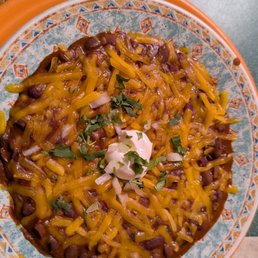 Large bowl of chile