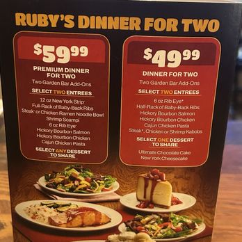 Ruby Tuesday - Ruby's Dinner for two - American Near Me - Las Cruces, New Mexico