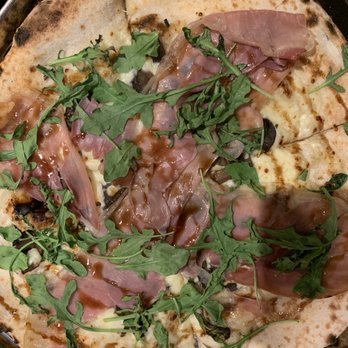 Crust Pizzeria Napoletana - Prosciutto mushroom pizza - Italian Near Me - Herndon, Virginia Crust Pizzeria Napoletana - Prosciutto mushroom pizza - Italian Near Me - Herndon, Virginia