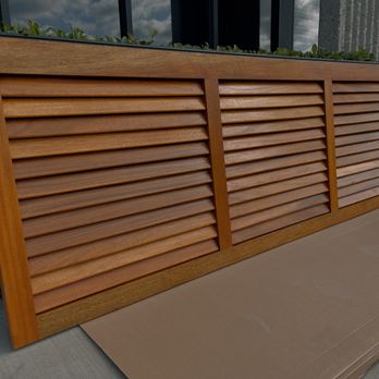 Acura Custom Shutters - Bahama Shutter in African Mahogany - Shades & Blinds Near Me - Anaheim, California Acura Custom Shutters - Bahama Shutter in African Mahogany - Shades & Blinds Near Me - Anaheim, California
