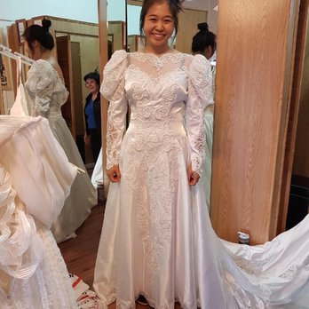 Guaranteed Alterations - Me wearing her unaltered wedding gown - Sewing & Alterations Near Me - San Rafael, California