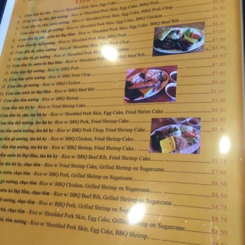 Com Tam Thien Hao - Their menu - Vietnamese Near Me - Westminster, California Com Tam Thien Hao - Their menu - Vietnamese Near Me - Westminster, California
