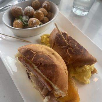 Toasted Gastrobrunch - Breakfast Sammy.  Not bad. - Breakfast & Brunch Near Me - Oceanside, California