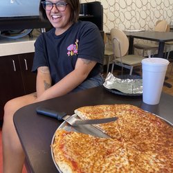 Pizza house - Cheese pizza and a smile!