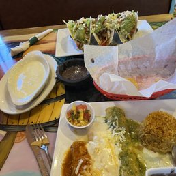 Great food, Salsa, beans, Chile Con Queso Great food, Salsa, beans, Chile Con Queso